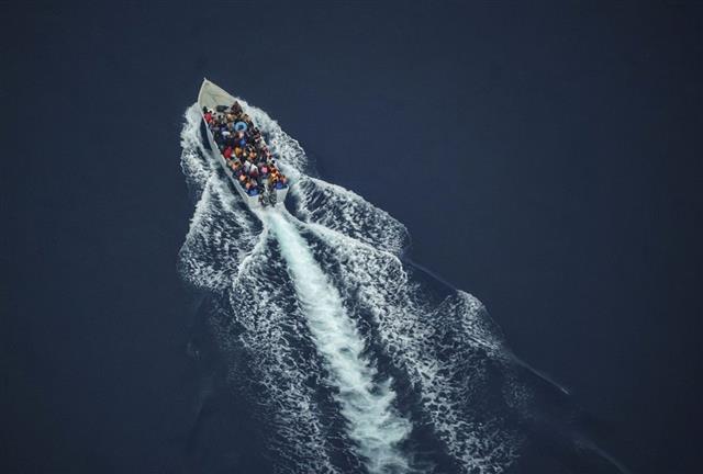 Forte aumento del flusso di profughi a Lampedusa