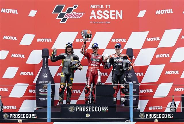 Doppia vittoria italiana al MotoGP olandese – Primo e quarto posto!