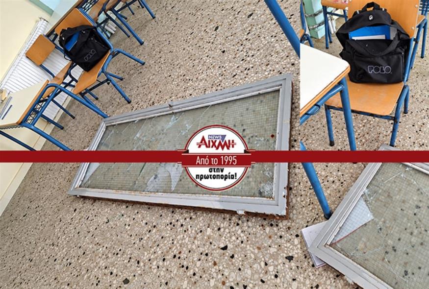 Μεσολόγγι, εικόνα από το σημείο (aixmi-news.gr)