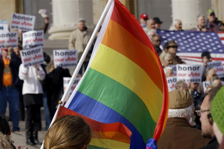 Same sex marriage/(AP Photo/Danny Johnston, File)