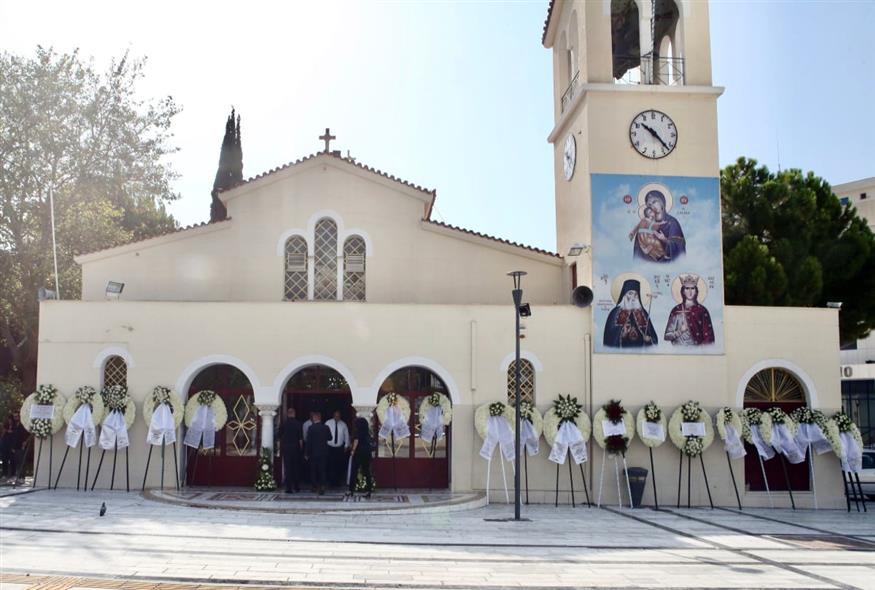 Στιγμιότυπο από την κηδεία του Δημήτρη Κόκοτα (Copyright: NDP)