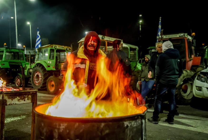 Αγρότες στα μπλόκα (EUROKINISSI)