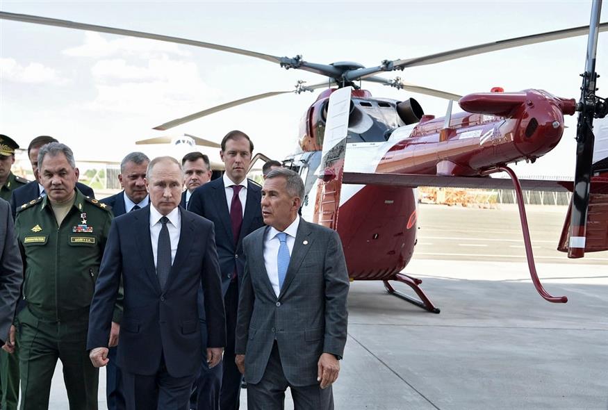 Ο Βλαντιμίρ Πούτιν (Alexei Nikolsky, Sputnik, Kremlin Pool Photo via AP)