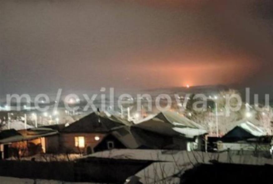 Φωτιά σε αγωγό πετρελαίου στο Ροστόφ/x