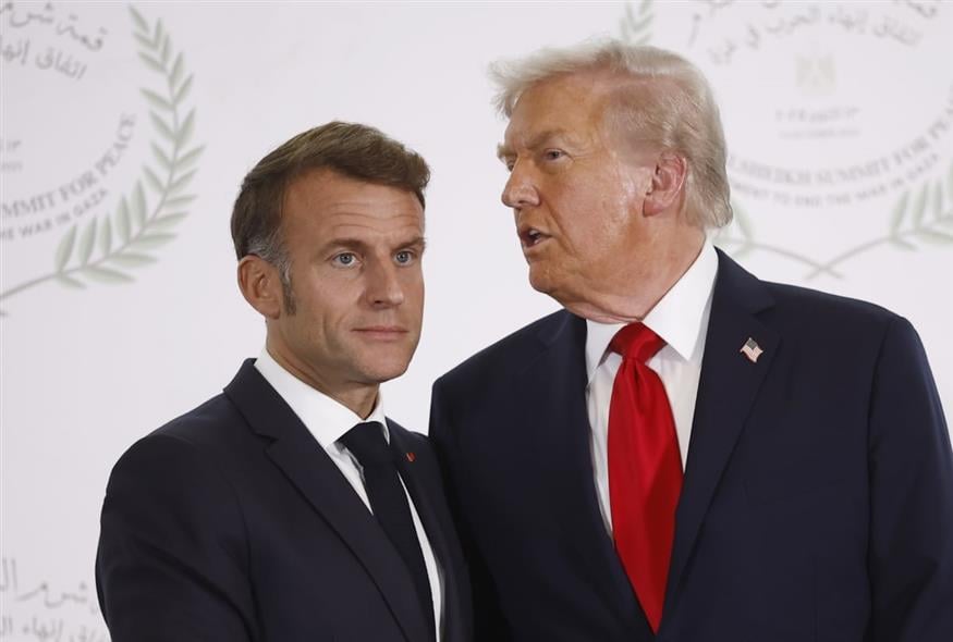 Εμανουέλ Μακρον-Ντόναλντ Τραμπ (AP)