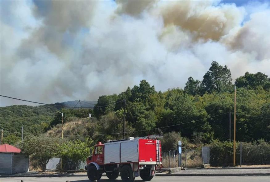 Φωτιά στα Ιωάννινα: Απειλούνται 2 χωριά στα ελληνοαλβανικά σύνορα (epirusgate.gr)