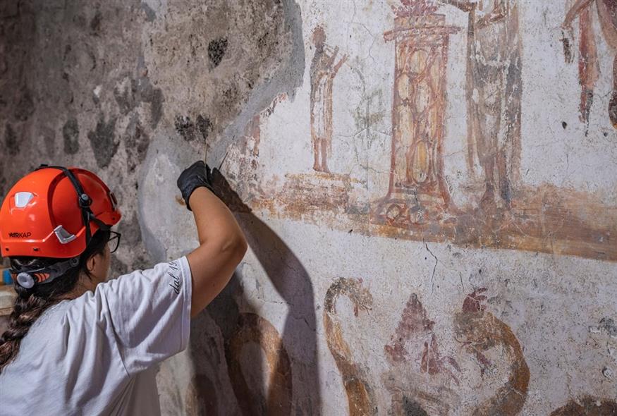 Πομπηία, έπαυλη Μάρκου Φάβιου Ρούφου (Silvia Vacca/ Agencia Arqueologica de Pompeya via AP)
