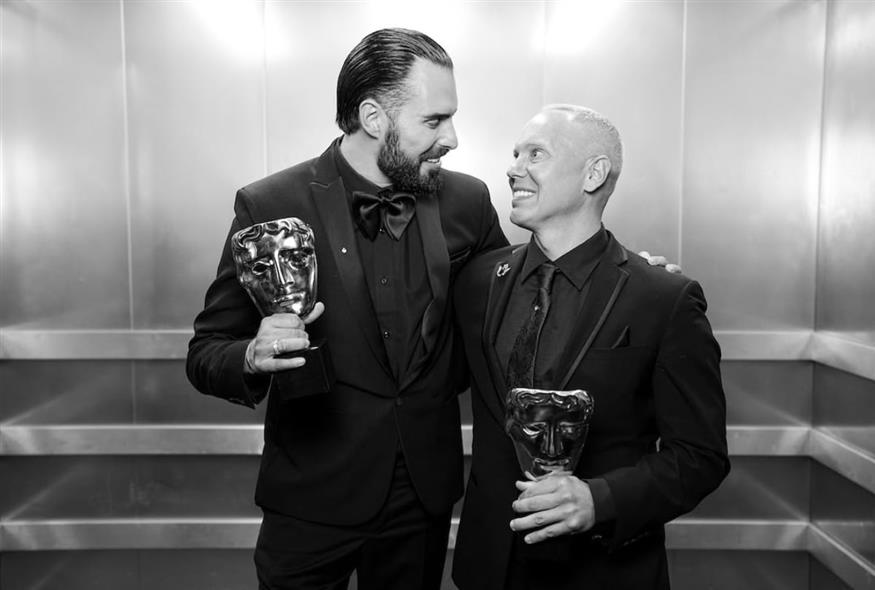 Bafta TV 2025 (Copyright: Instagram Bafta @scottgarfitt @davebenett @snapperjeff)