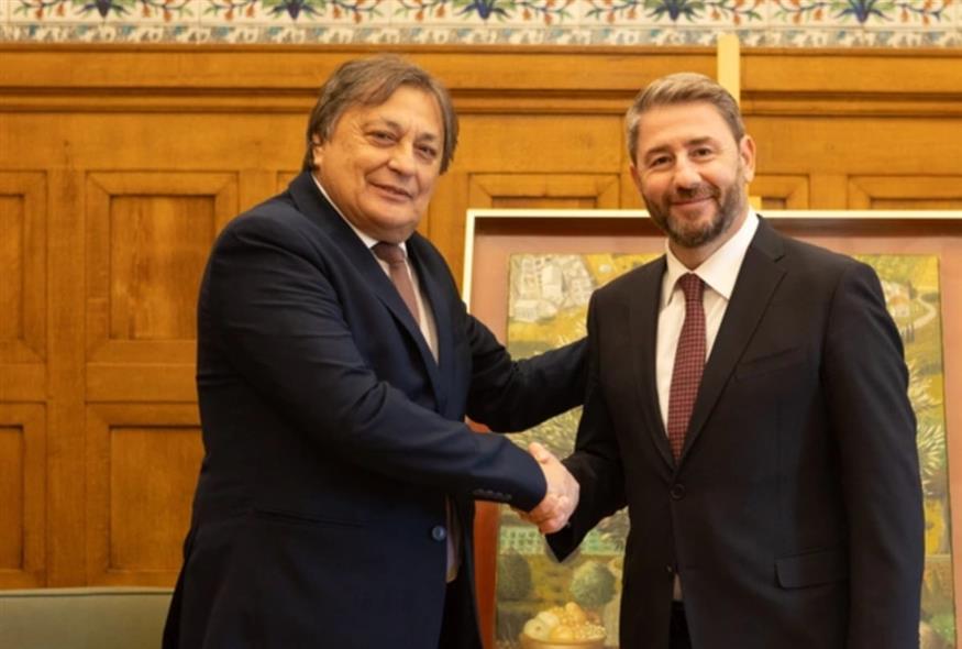 Αλέξανδρος Αυλωνίτης και Νίκος Ανδρουλάκης (ΑΠΕ-ΜΠΕ)
