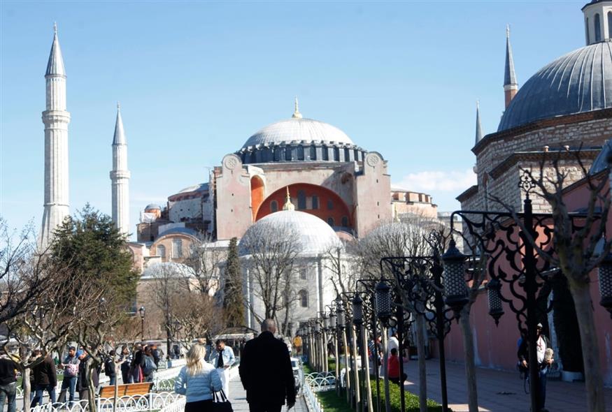 Η Αγία Σοφία στην Κωνσταντινούπολη ΧΡΗΣΤΟΣ ΜΠΟΝΗΣ//EUROKINISSI)
