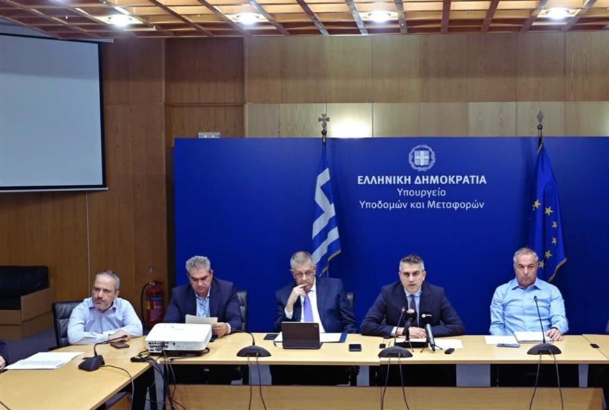 Συνέντευξη Τύπου στο υπουργείο Μεταφορών και Υποδομών