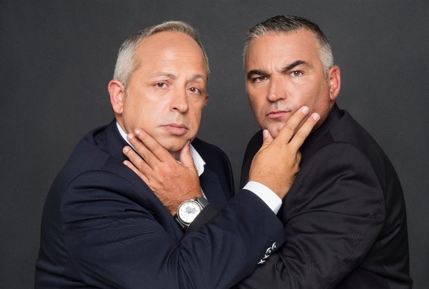 Γιάννης Ντσούνος και Χρήστος Κούτρας (Copyright: ΣΚΑΪ)