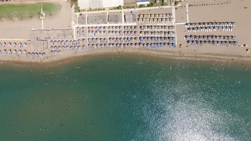 Η παραλία Μπούκας βραβευμένη με Γαλάζια Σημαία, σε απόσταση 5 χλμ. από Μεσσήνη (φωτ.www.messini.gr)
