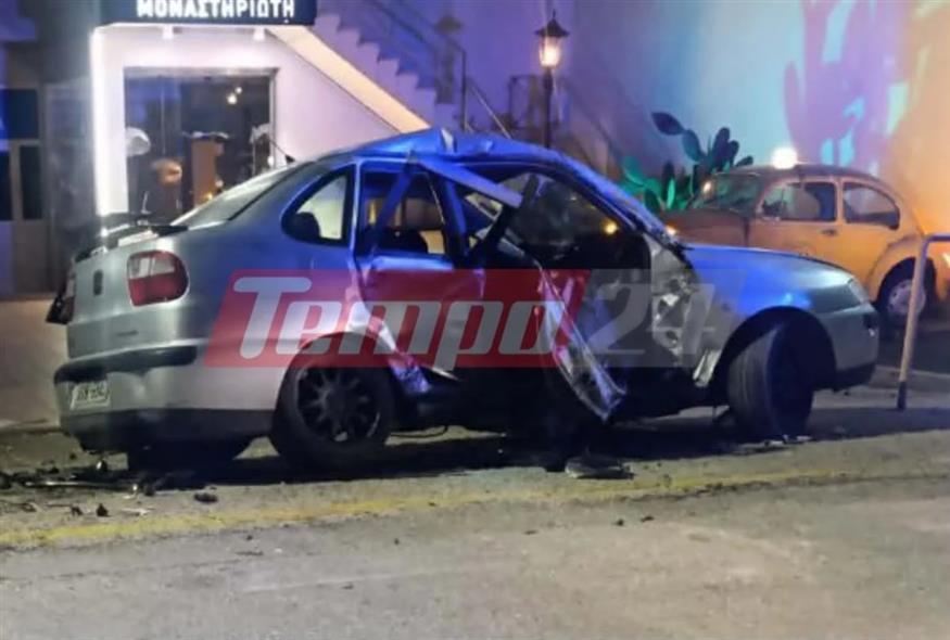 Πάτρα - Τροχαίο δυστύχημα (tempo24.gr)