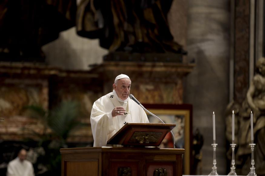 Πάπας Φραγκίσκος (AP Photo/Alessandra Tarantino)