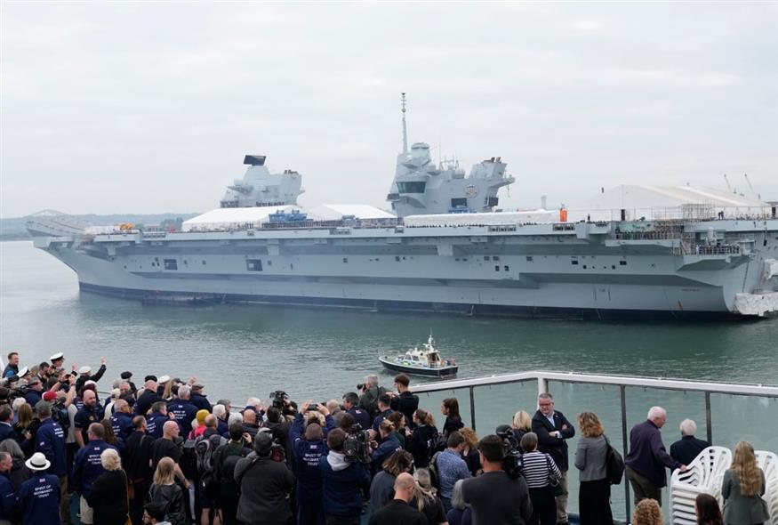 HMS Prince of Wales (AP Photo/Alastair Grant)