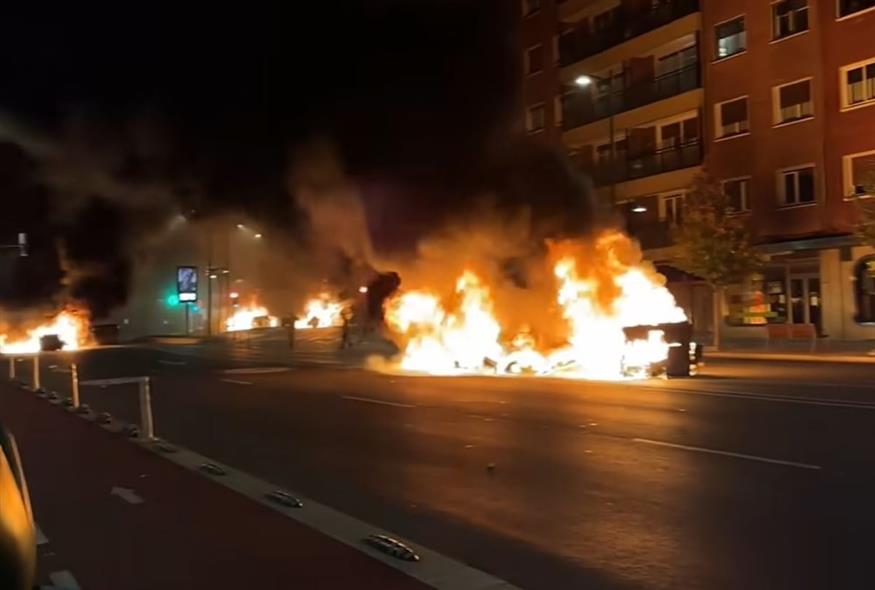 Οδοφράγματα στο κέντρο του Μπιλμπάο