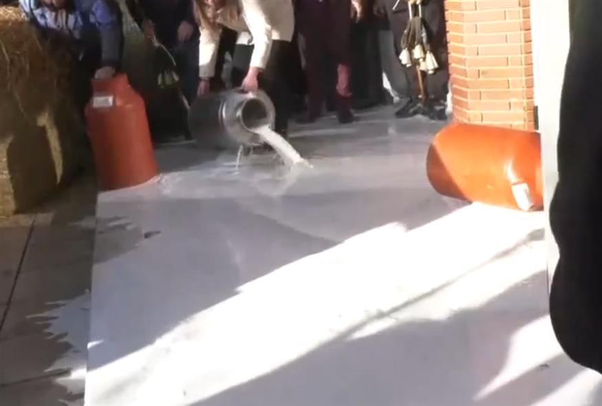 Στιγμιότυπο από το βίντεο από τις κινητοποιήσεις (screenshot/glomex)