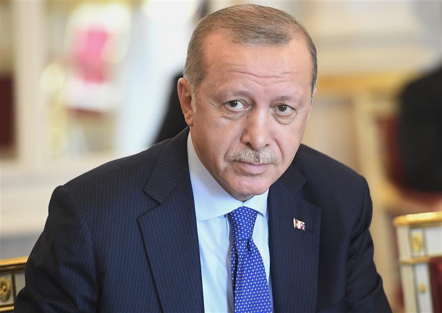 Ο Τούρκος πρόεδρος, Ταγίπ Ερντογάν (Tamas Kovacs/MTI via AP)
