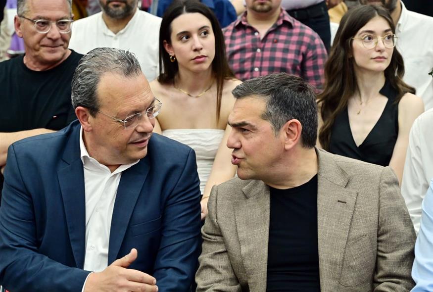 Αλέξης Τσίπρας και Σωκράτης Φάμελλος (INTIME NEWS/ΒΛΑΣΣΟΠΟΥΛΟΥ ΙΣΜΗΝΗ)