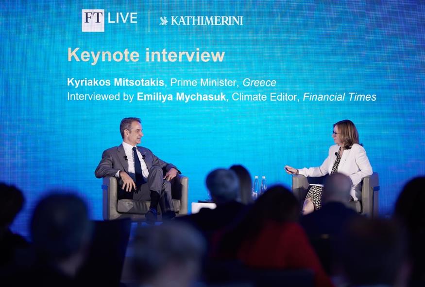 ENERGY TRANSITION SUMMIT, EAST MED AND SOUTHEAST EUROPE" (ΔΗΜΗΤΡΗΣ ΠΑΠΑΜΗΤΣΟΣ/ΓΡΑΦΕΙΟ ΤΥΠΟΥ ΠΡΩΘΥΠΟΥΡΓΟΥ/EUROKINISSI)