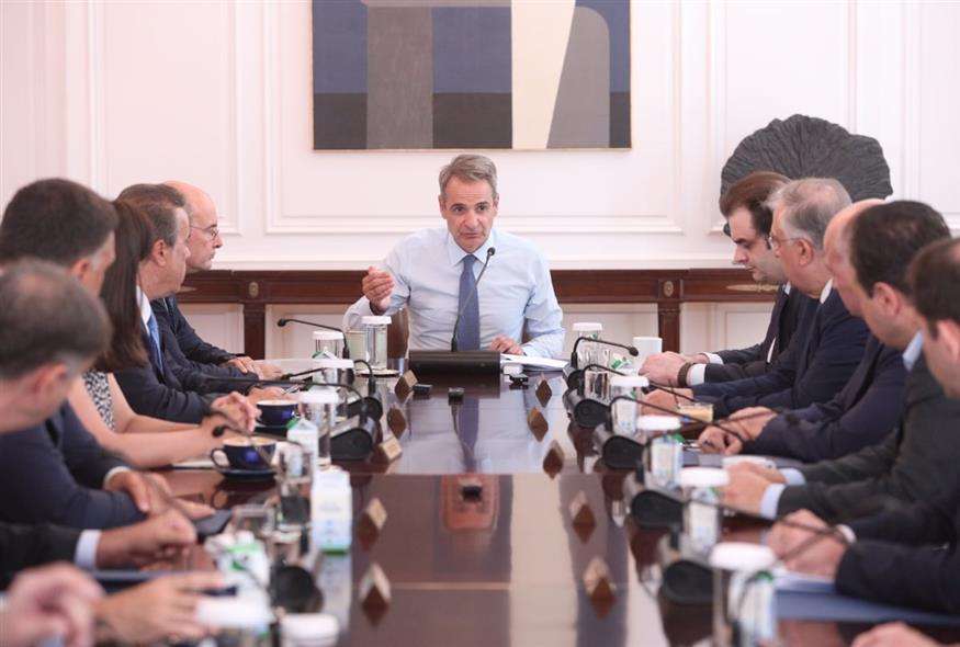 Συνεδρίαση του Κυβερνητικού Συμβουλίου Οικονομικής Πολιτικής (ΓΙΑΝΝΗΣ ΠΑΝΑΓΟΠΟΥΛΟΣ/EUROKINISSI)