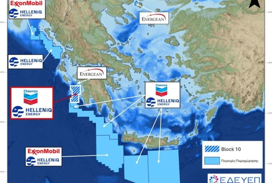Αίτημα της Chevron για έρευνα υδρογονανθράκων και στον Κυπαρισσιακό Κόλπο