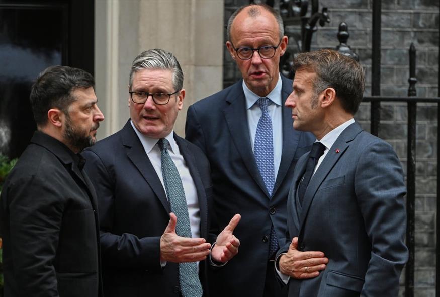 Μακρόν, Ζελένσκι, Στράμερ/AP