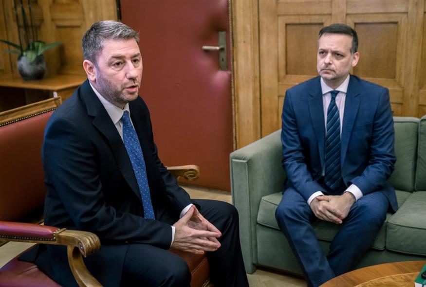 Νίκος Ανδρουλάκης και Χάρης Δούκας (EUROKINISSI)