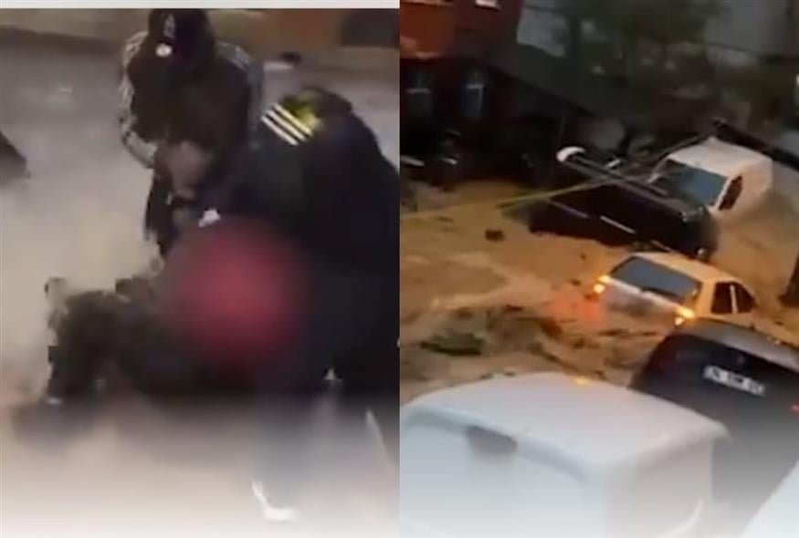 Κακοκαιρία «βούλιαξε» τη Κωνσταντινούπολη (screenshot/X)
