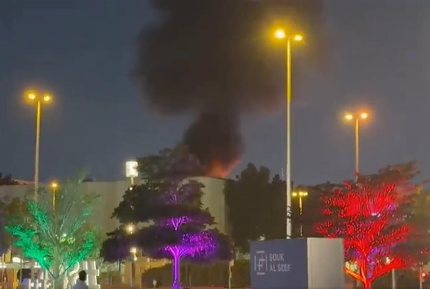 Η στιγμή που ιρανικό drone χτυπά το αμερικανικό προξενείο στο Ντουμπάι (Χ)