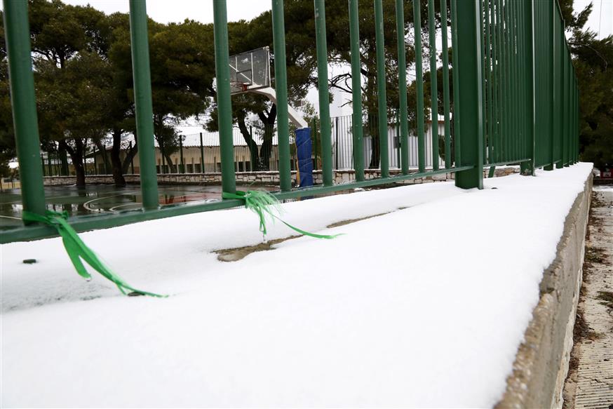 Χιόνια στα σχολεία/Eurokinissi