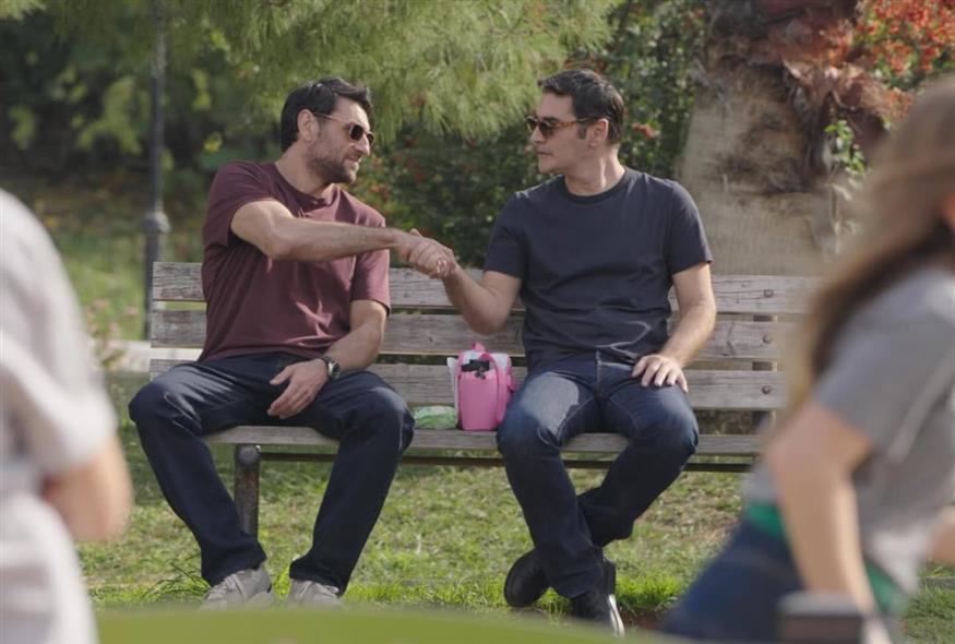 Γιώργος Χρυσοστόμου και Χριστόφορος Παπακαλιάτης (Copyright: Instagram)