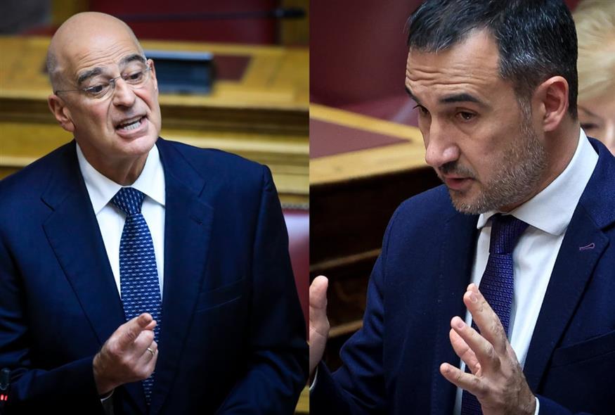 Νίκος Δένδιας και Αλέξης Χαρίτσης (EUROKINISSI)