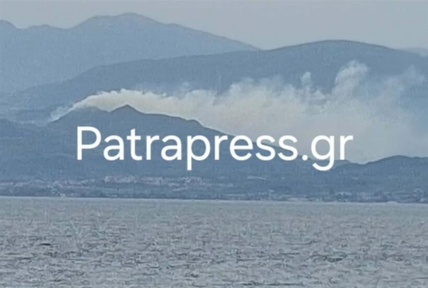 Φωτιά στο Αίγιο (patrapress.gr)