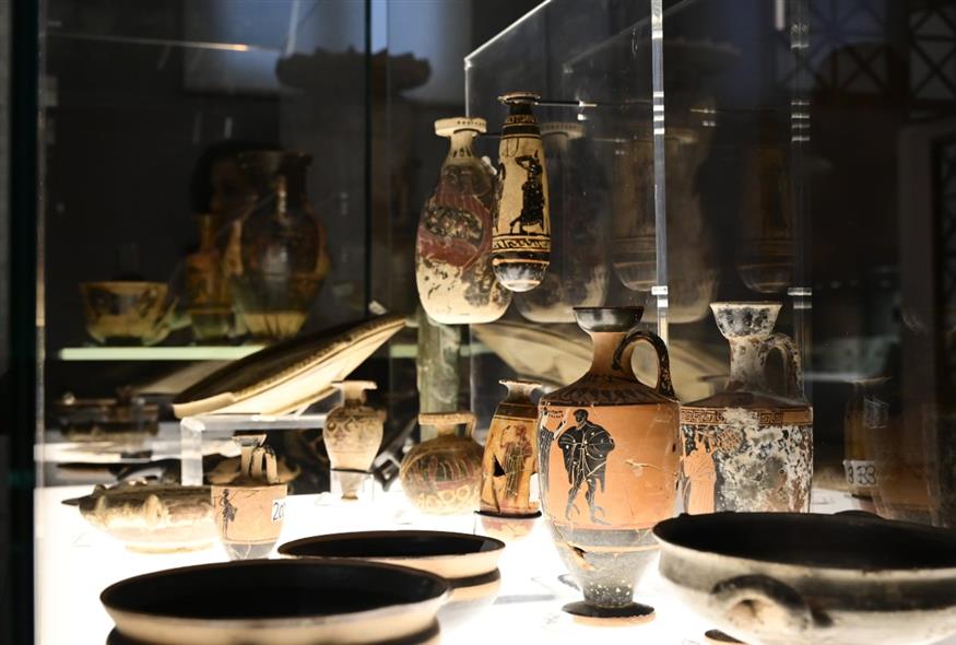 Επιστροφή 22 αρχαιοτήτων από το Ισραήλ στην Ελλάδα (EUROKINISSI)