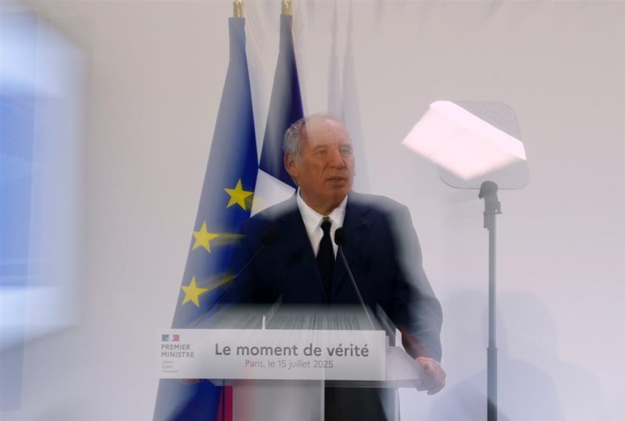 O Φρανσουά Μπαϊρού (AP Photo/Aurelien Morissard)