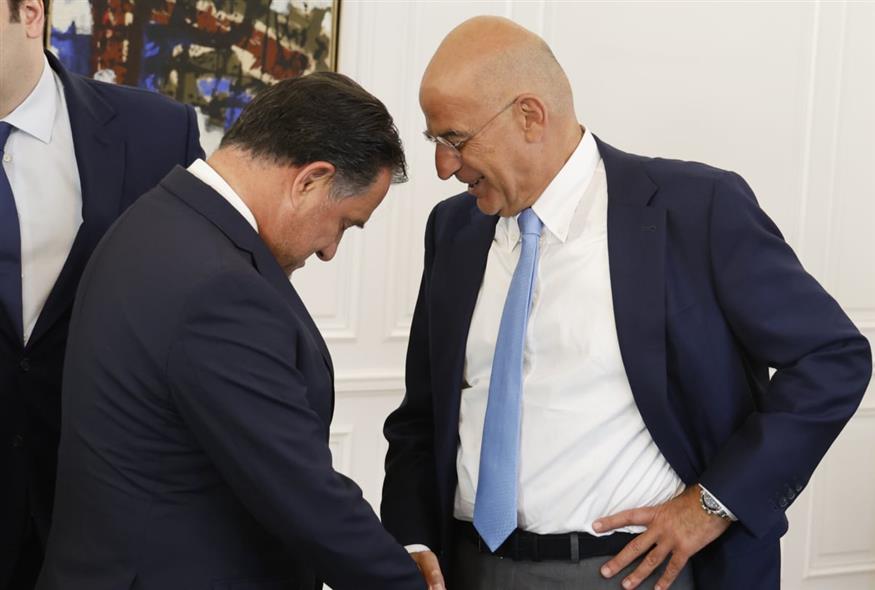 Άδωνις Γεωργιάδης και Νίκος Δένδιας (ΓΙΩΡΓΟΣ ΚΟΝΤΑΡΙΝΗΣ/EUROKINISSI)