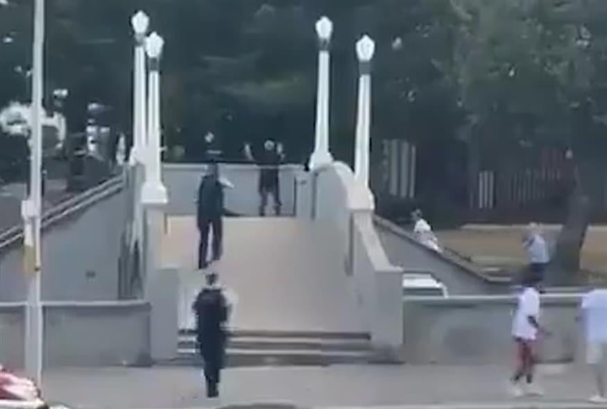 Στιγμιότυπο από το βίντεο-ντοκουμέντο (Screenshot/X)