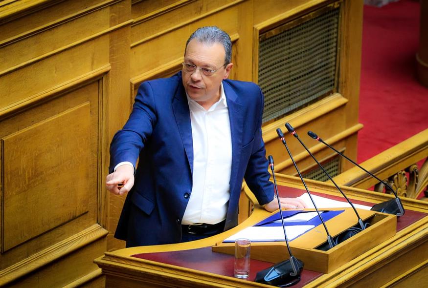 Σωκράτης Φάμελλος στη Βουλή (ΓΙΩΡΓΟΣ ΚΟΝΤΑΡΙΝΗΣ/EUROKINISSI)