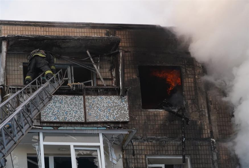 Επίθεση με drone στο Κίεβο (AP)