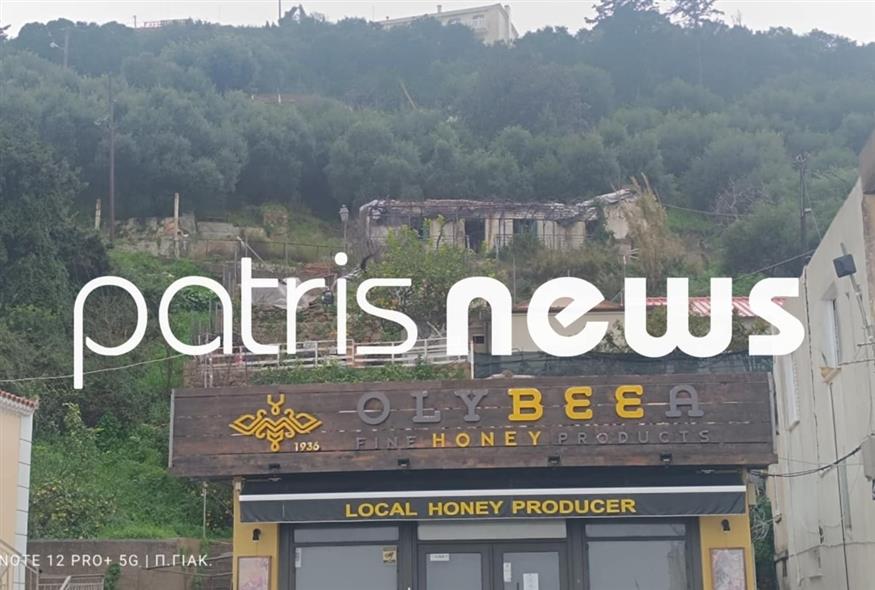 Τεράστιος βράχος απειλεί σπίτια στο Κατάκολο (patrisnews.com)