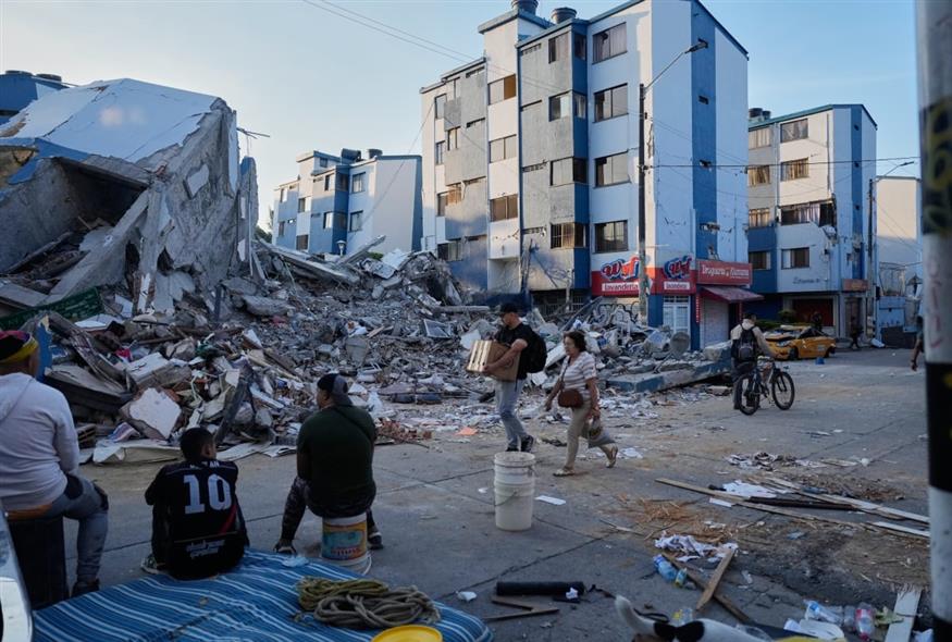 Εικόνες καταστροφής στην Κολομβία (AP Photo/Fernando Vergara)