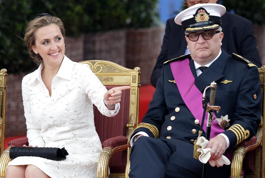 Ο Πρίγκιπας Λοράν με τη σύζυγό του (Copyright: ASSOCIATED PRESS)