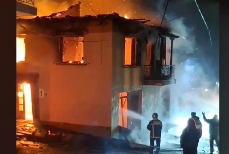 Φωτιά στον Σοχό/ERT