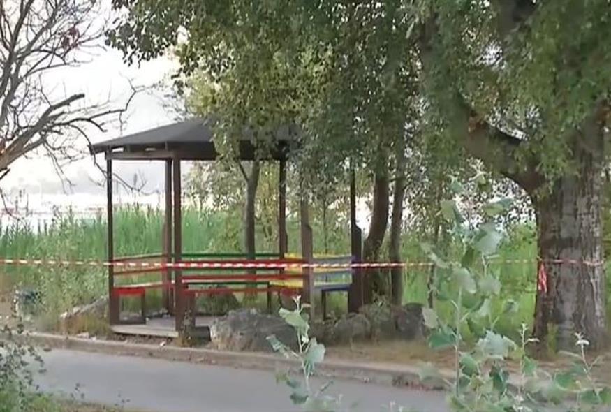 Το κιόσκι όπου βρέθηκε νεκρή η 25χρονη (Glomex)