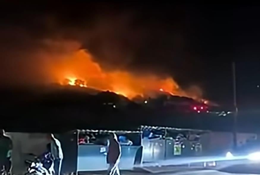 Λασίθι, εικόνα από το σημείο (screenshot/youtube)