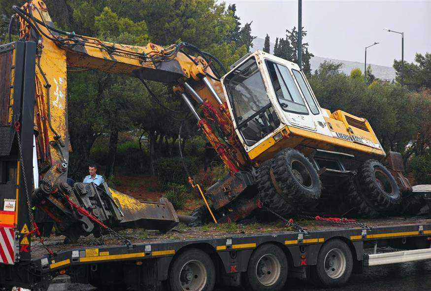 Εικόνα από το φορτηγό (INTIME NEWS / ΠΑΝΑΓΙΩΤΟΠΟΥΛΟΣ ΝΙΚΟΣ)