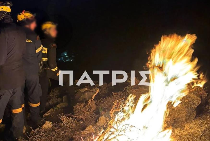 Φωτογραφία ντοκουμέντο από το σημείο (patris.gr)