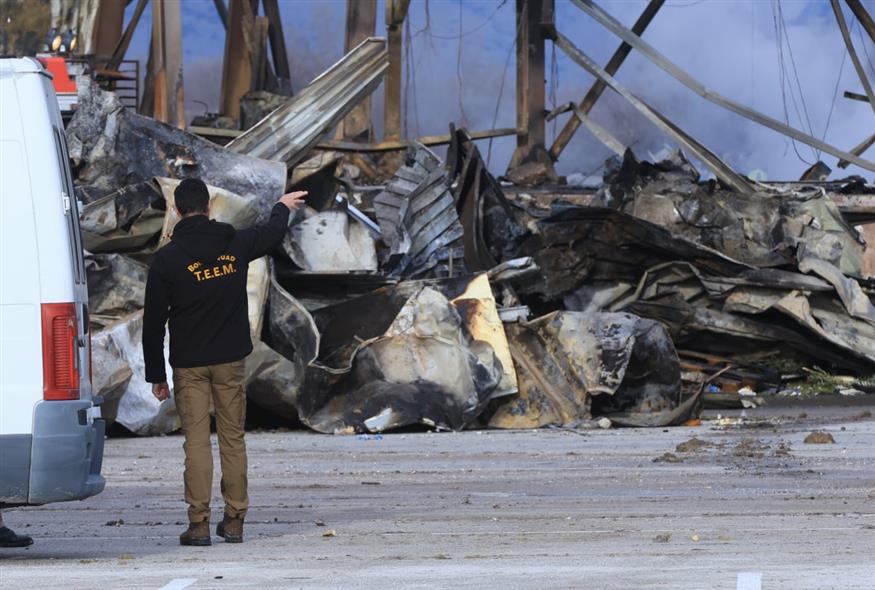 Έκρηξη στο εργοστάσιο «Βιολάντα» *INTIME NEWS/ΚΥΔΩΝΑΣ ΓΙΩΡΓΟΣ)